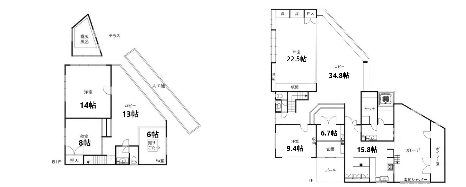 滋賀県大津市稲葉台 中古戸建平面図