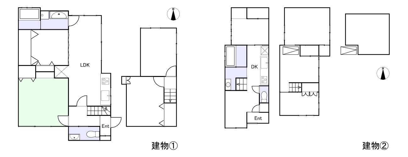 左京区岡崎天王町 中古戸建平面図