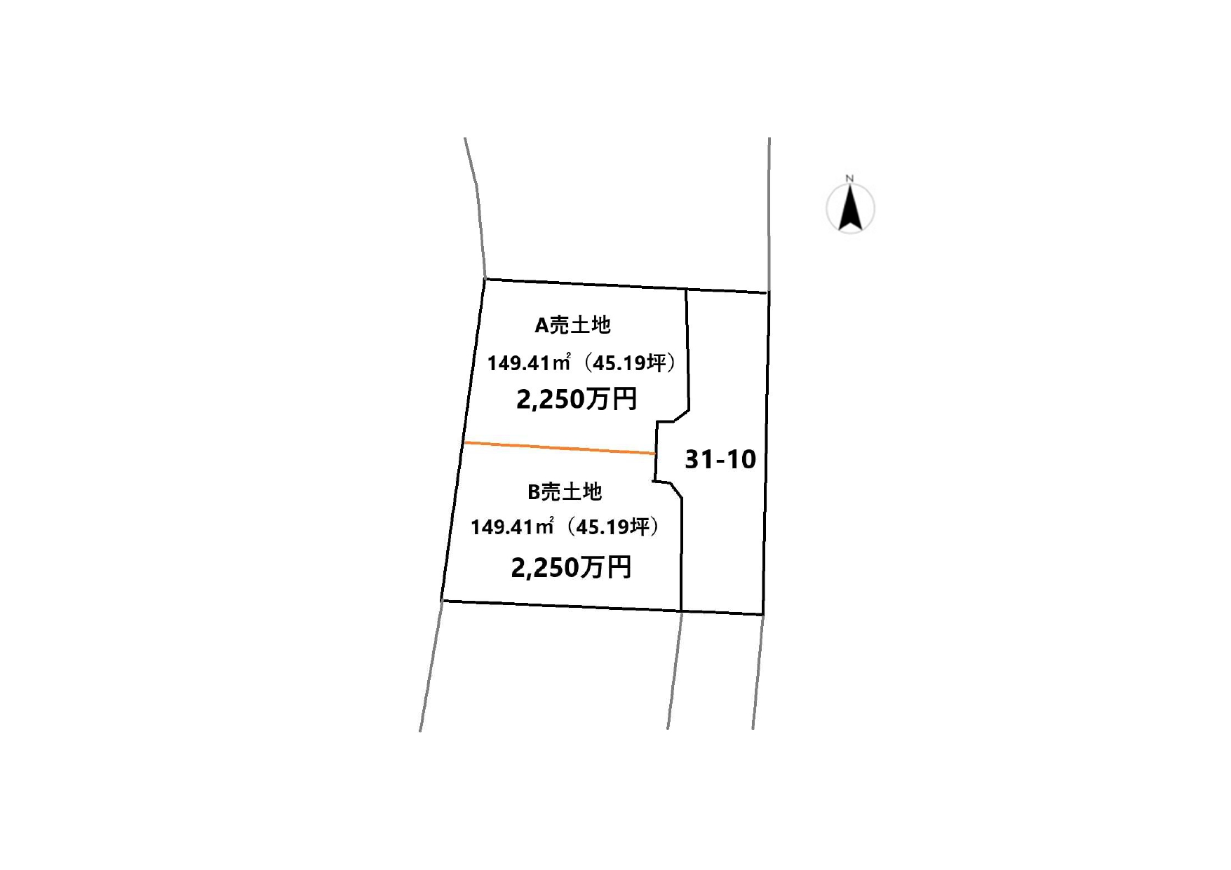 山科区北花山大林町平面図