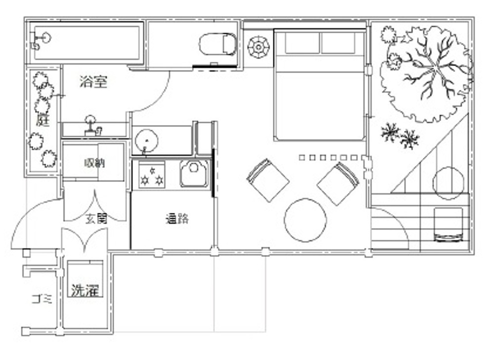 南区東寺町平面図