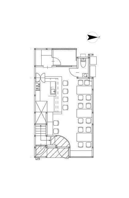東山区上池田町(店舗)平面図