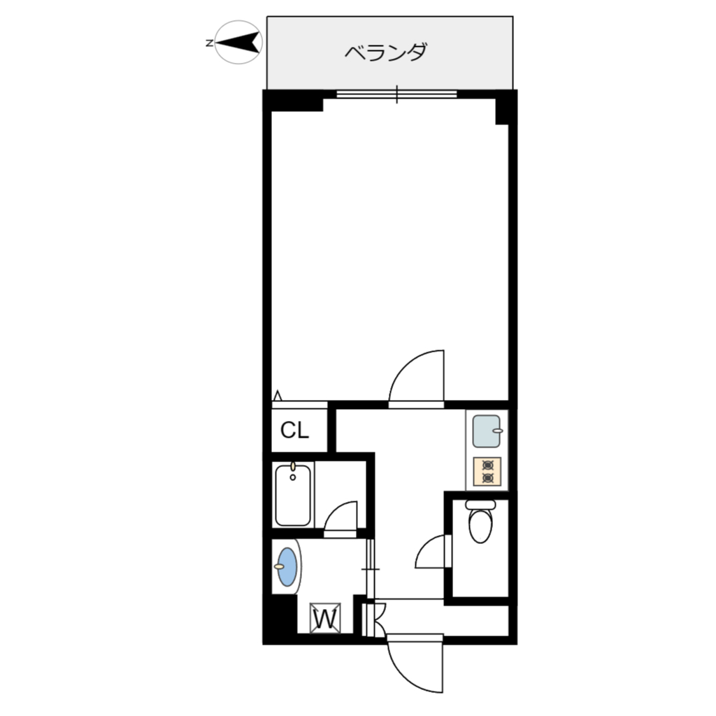 アスヴェル京都堀川高辻平面図